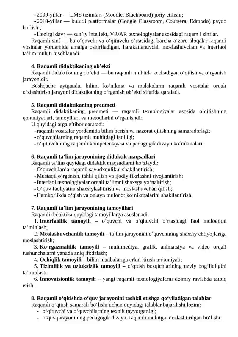 Raqamli pedagogika usullari 2