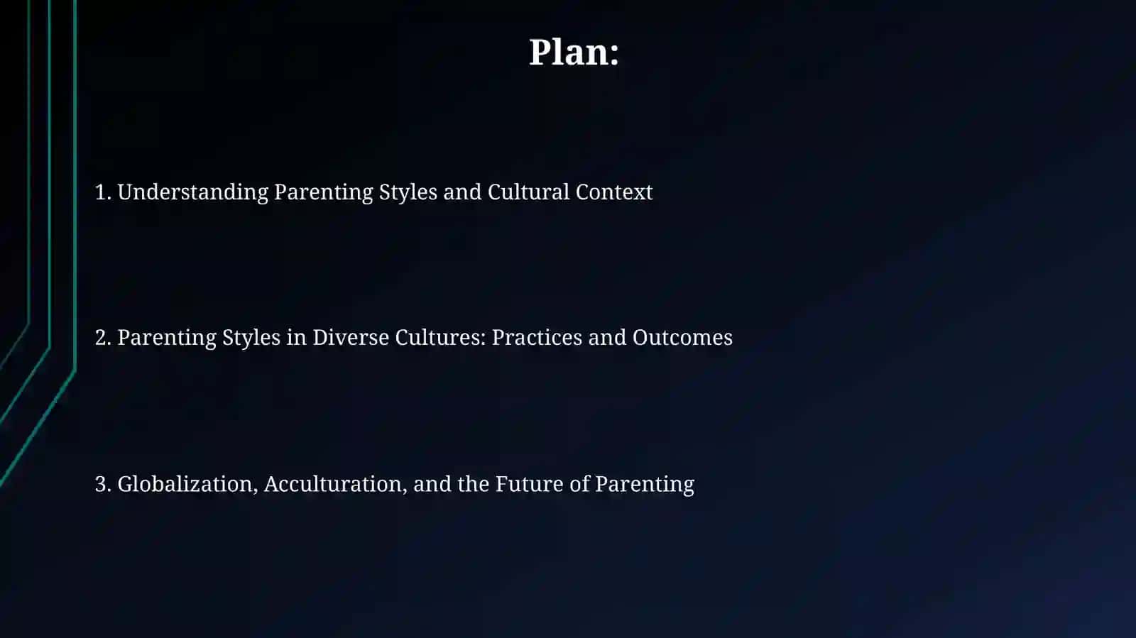 Presentation on Parenting Styles across Cultures 2