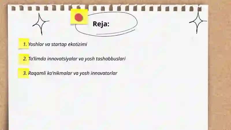 Yoshlar va startap ekotizimi 2