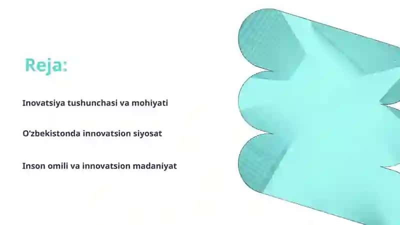Inovatsion faoliyatni boshqarish qonuniyatlari 2