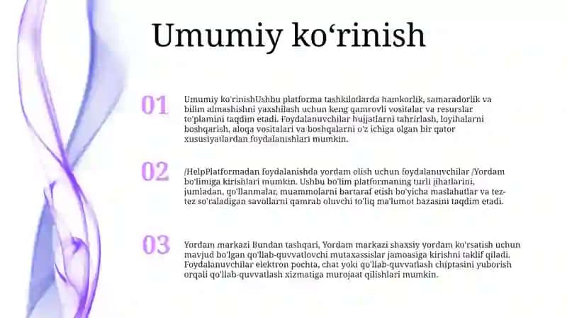 Umumiy ko'rinish 2