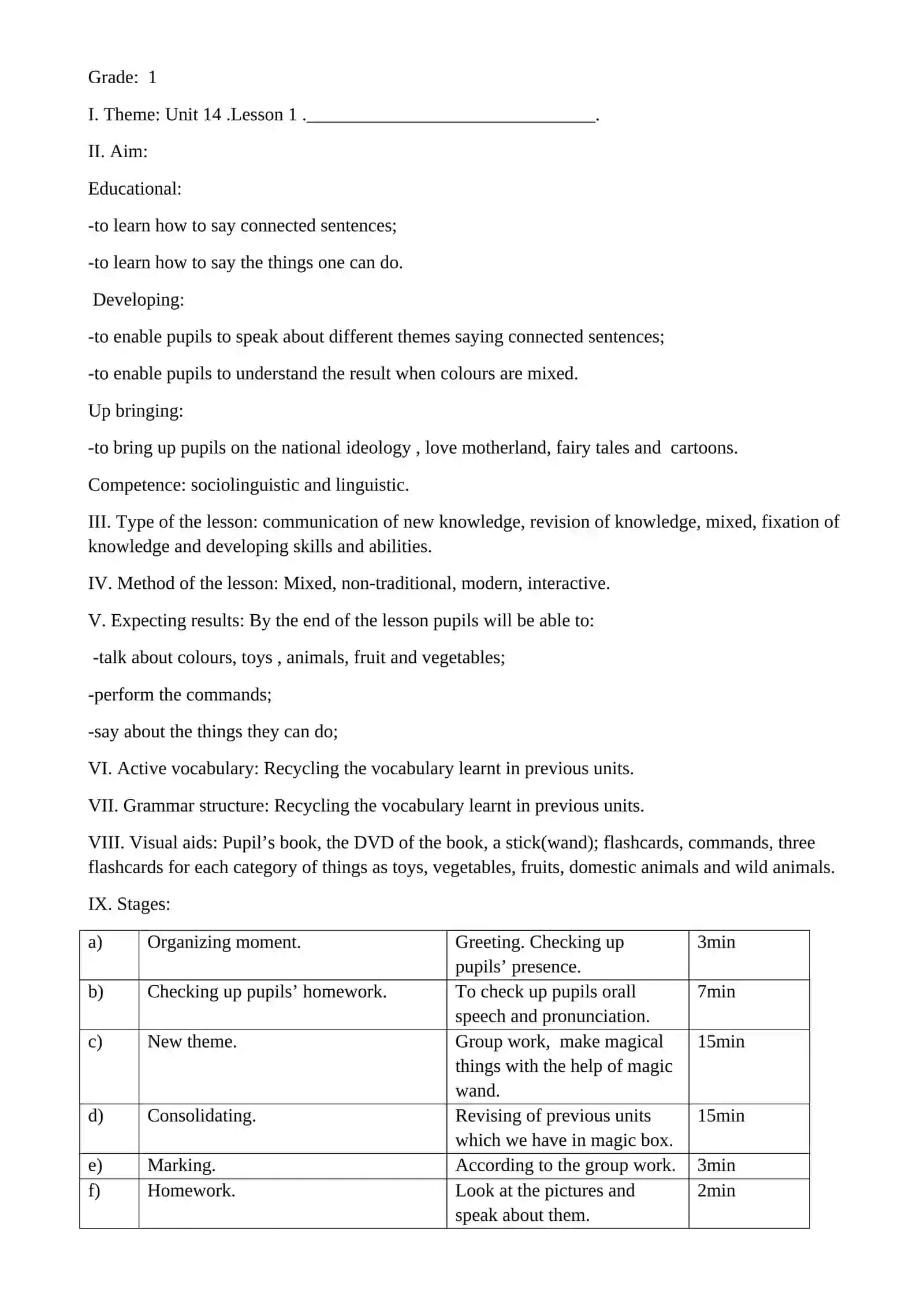 Unit 14.Lesson 1 2