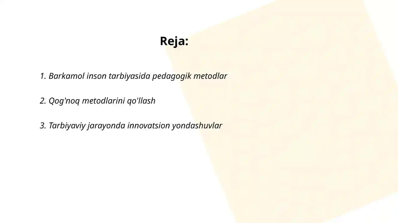 Barkamol inson tarbiyasida pedagogik metodlar 2