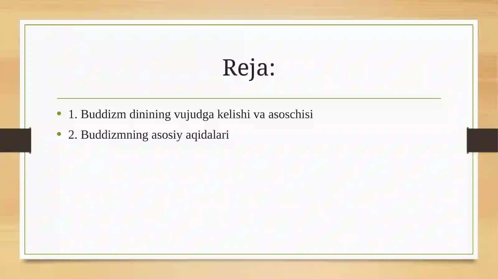 Buddizmning asosiy aqidalari va ta'limoti 2