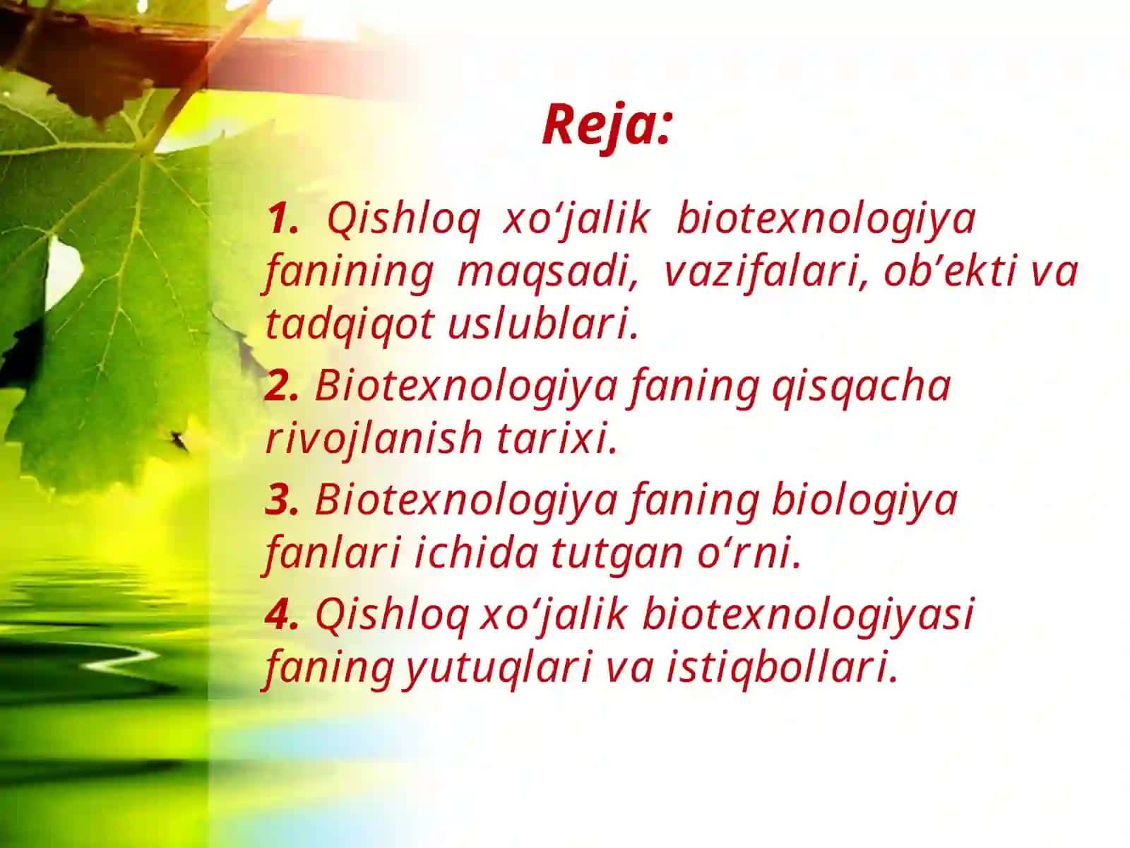 Qishloq xo'jalik biotexnologiyasi 2