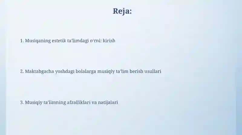 Musiqa va estetika 2