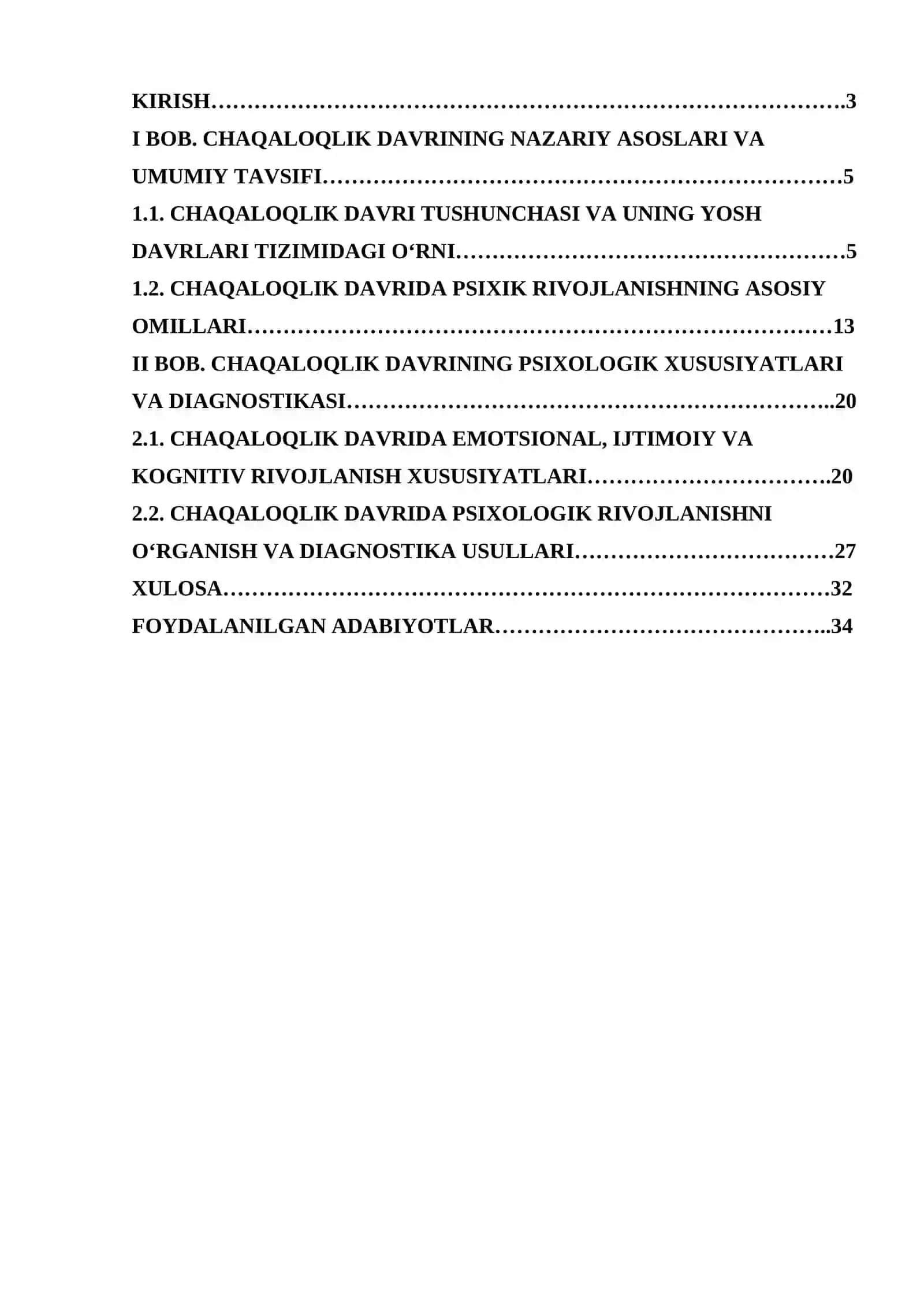 Chaqaloqlik davrining psixologik xususiyatlari 2