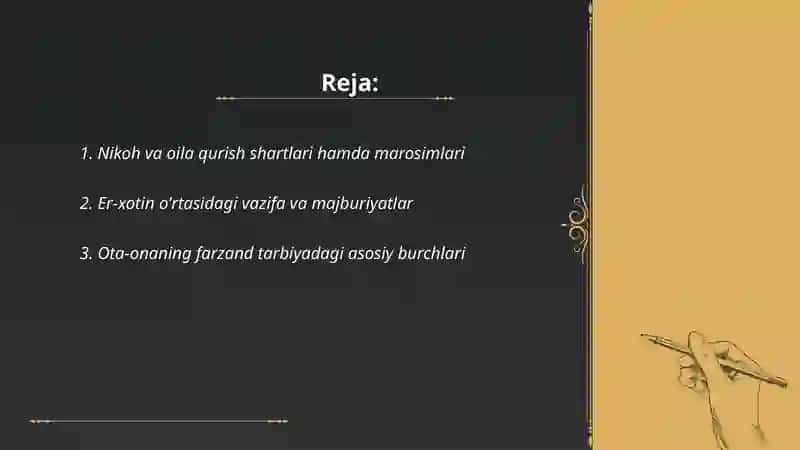 Fitratning "Oila asari" dagi oila qurish tartiblari va farzand tarbiyasiga oid g'oyalar 2