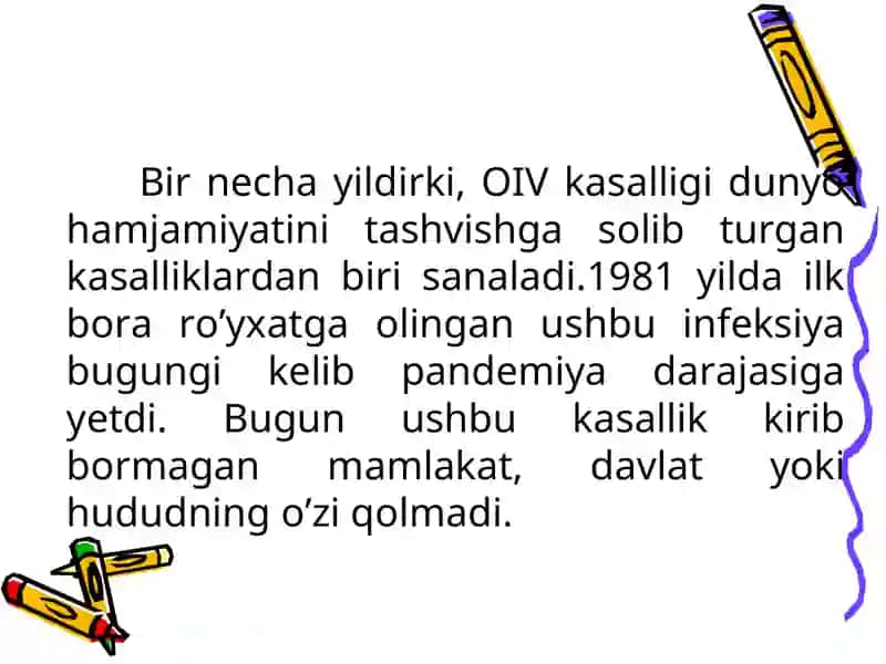OIV va Oits haqida tushuncha 2