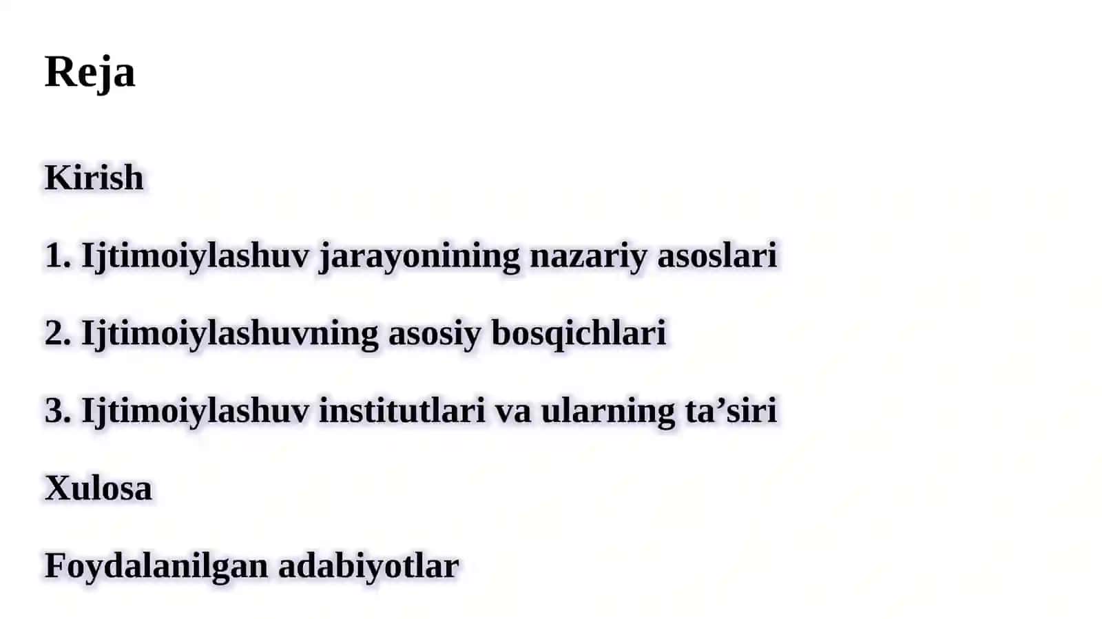 Insonning ijtimoiylashuvi jarayonining bosqichlari 2