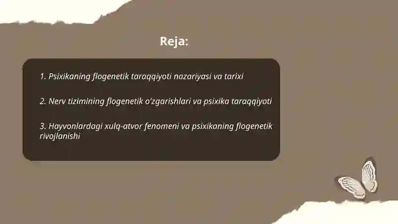 Psixikaning flogenetik taraqqiyoti 2