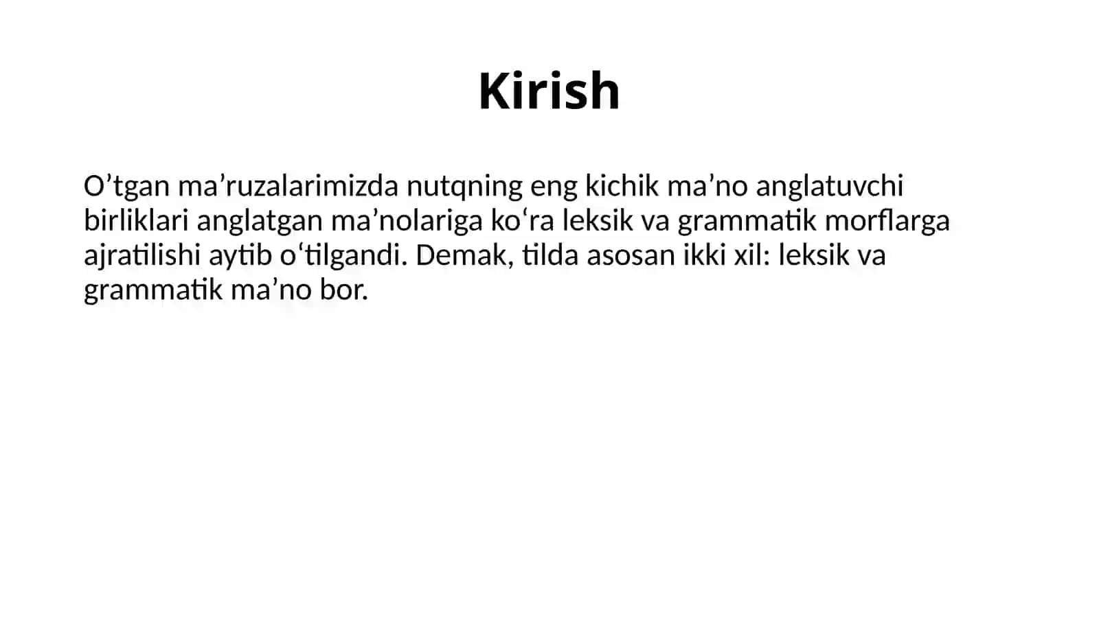 GRAMMATIK MA’NO 2