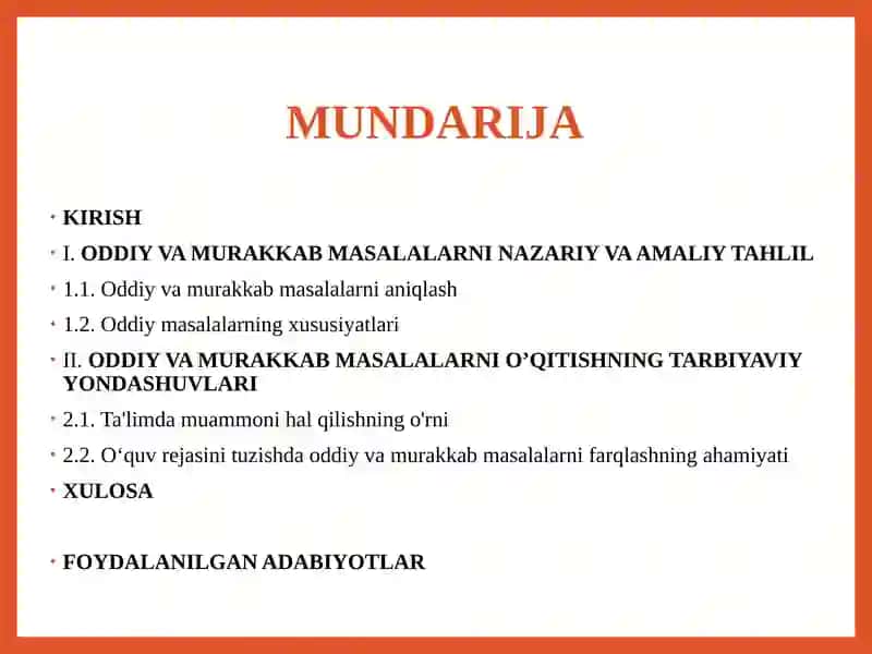 Soddavamurakkabmasalalar 2