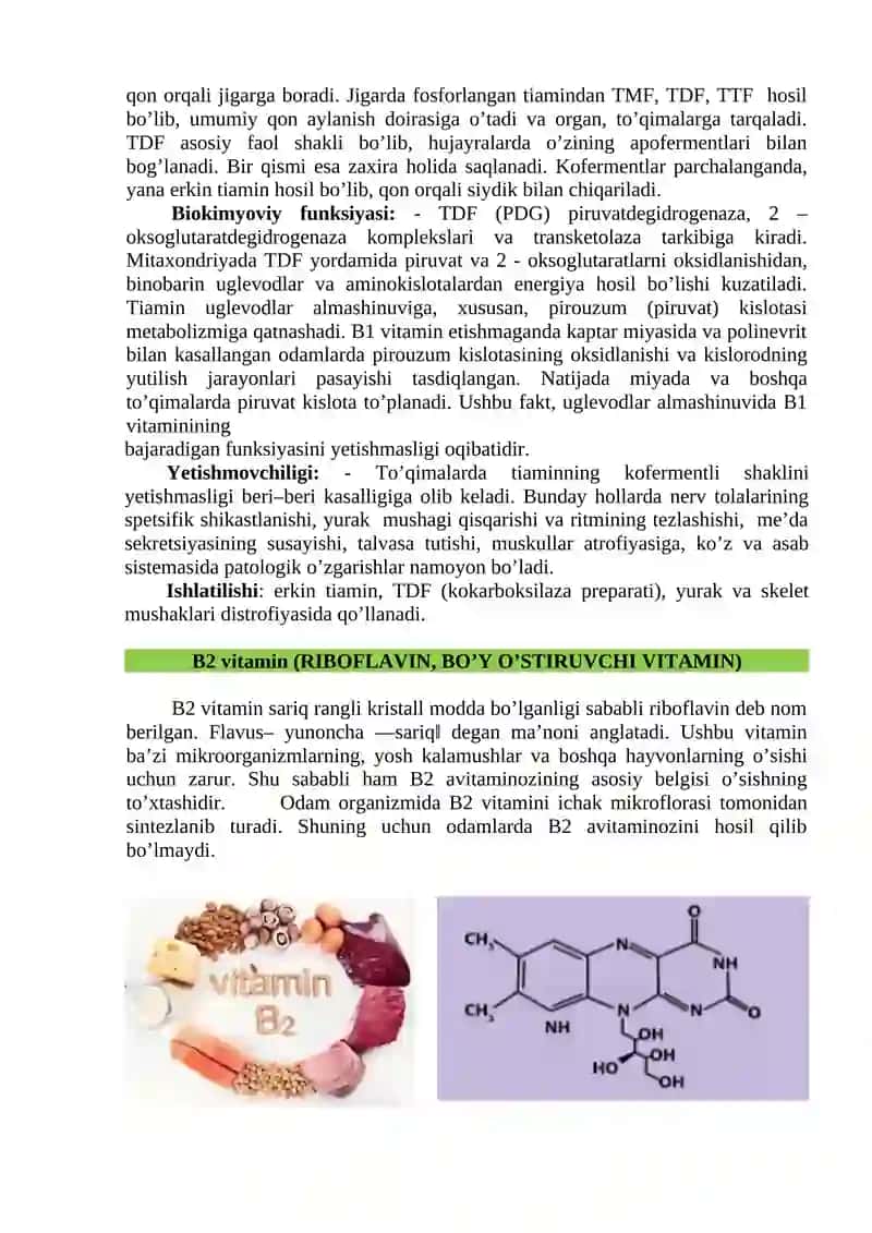 Suvda Eriydigan Vitaminlar 2
