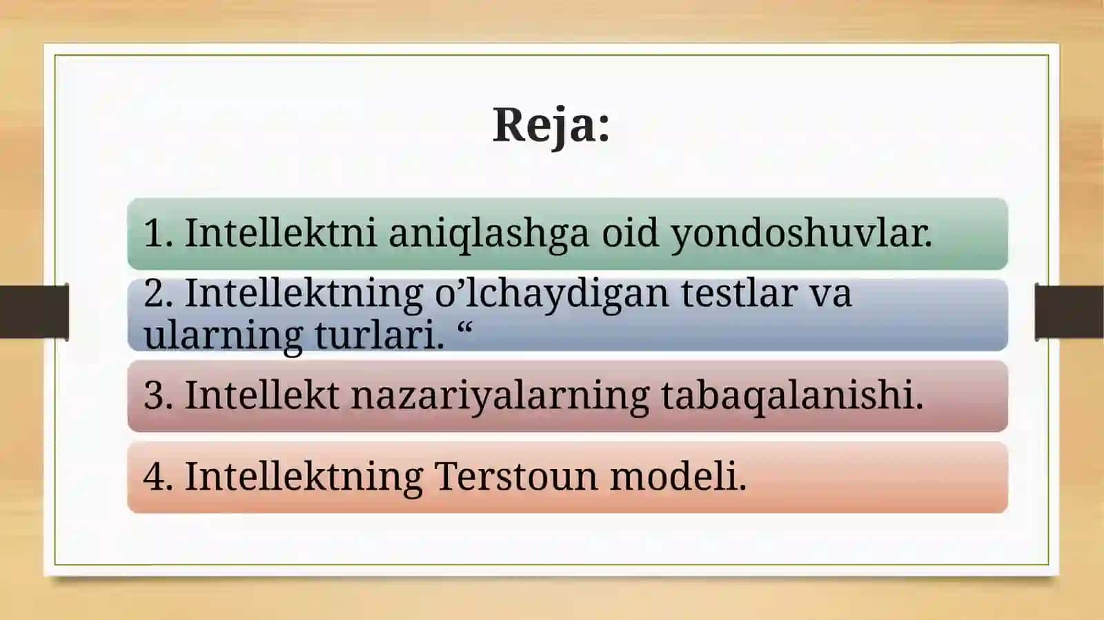 INTELLEKT PSIXODIAGNOSTIKASI 2