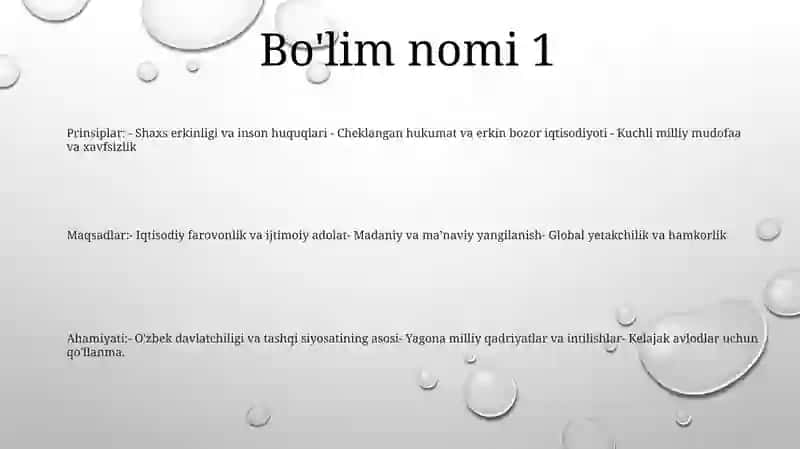 Milliy G'Oya Konsepsiyasi Asosiy Tamoyillari 2