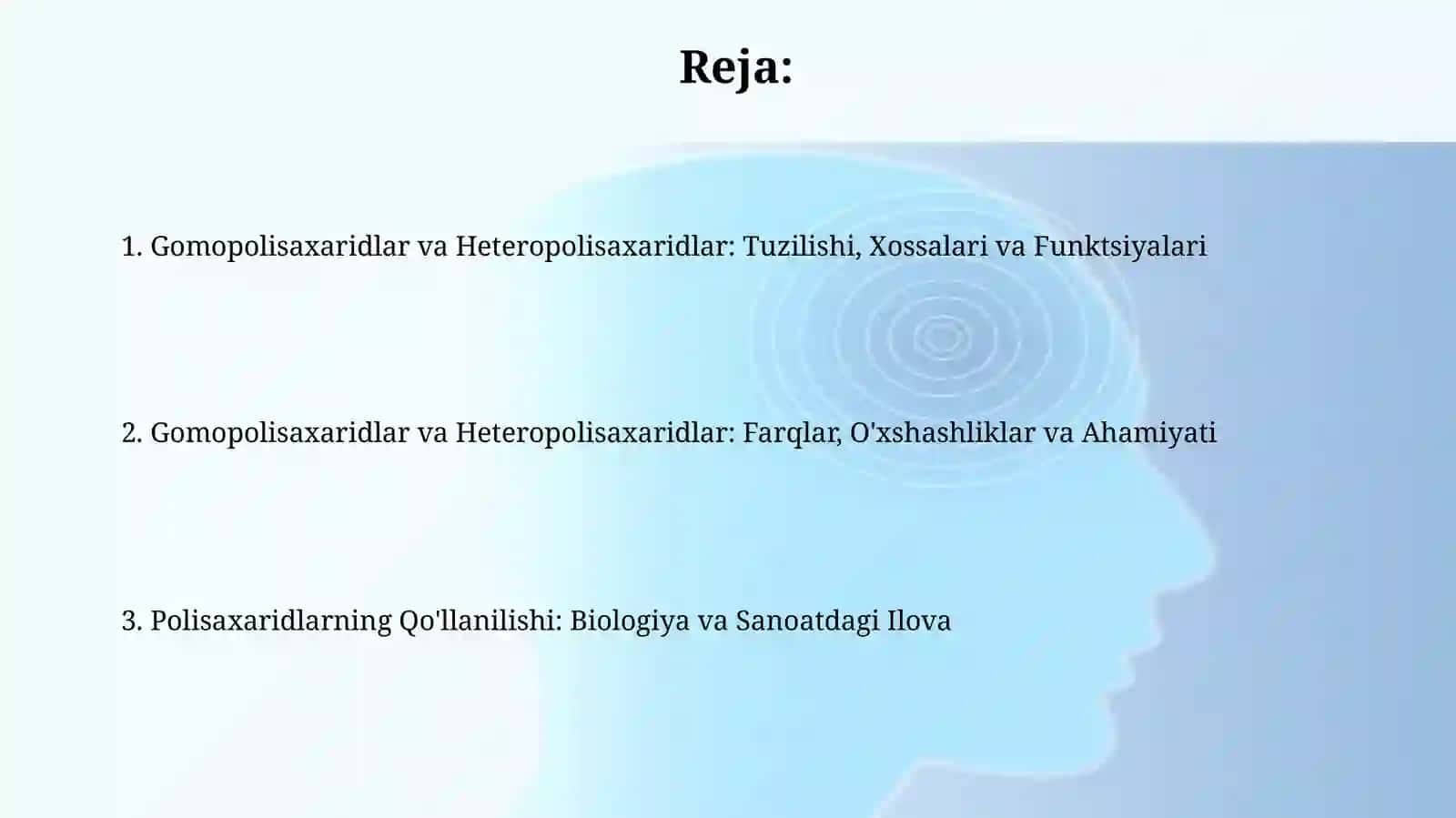 Gomopolisaxaridlar va Heteropolisaxaridlar 2