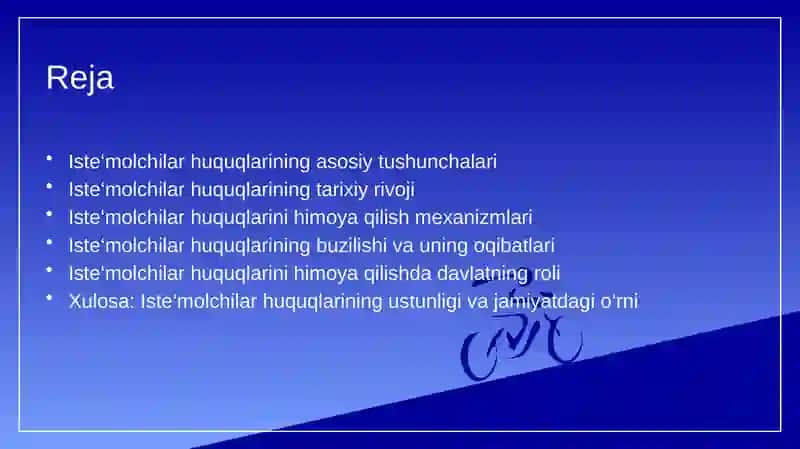 Iste‘molchilar huquqlarining ustunligi 2