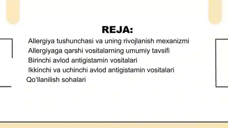 ALLERGIYAGA QARSHI VOSITALAR 2