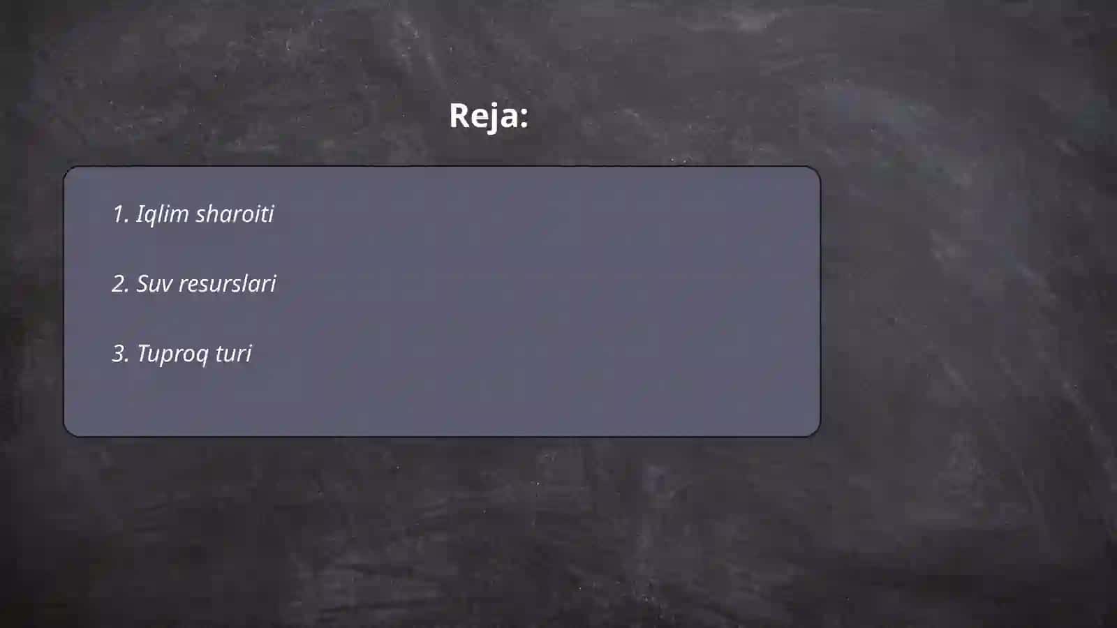 Ob'ekt modeliga tasir etuvchi faktorlar 2