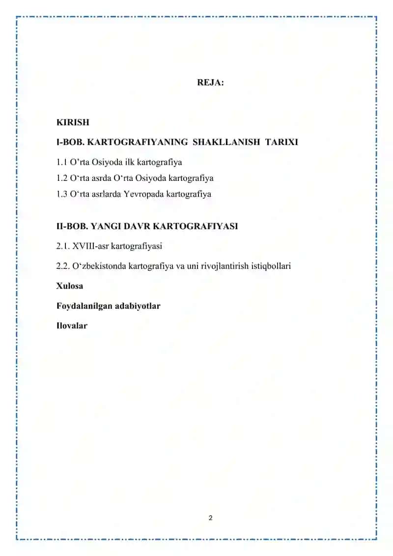 O’rta Osiyoda atlas kartografiyasi 2