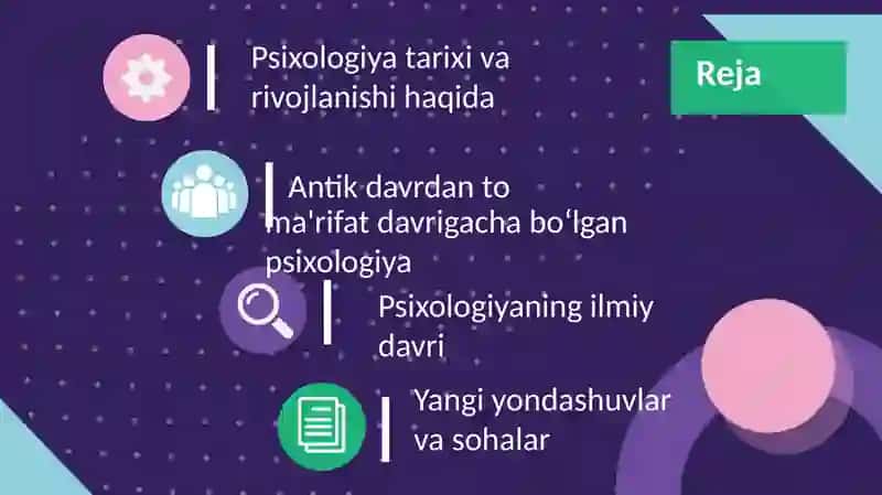 Psixologiya tarixi va rivojlanishi 2