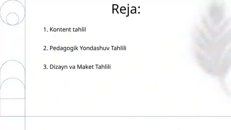 Zamonaviy darsliklar tahlili 2