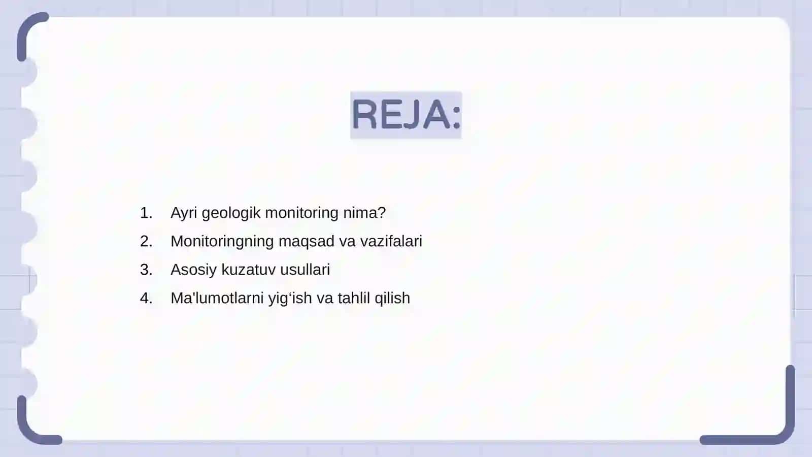 Ayri geologik monitoring 2