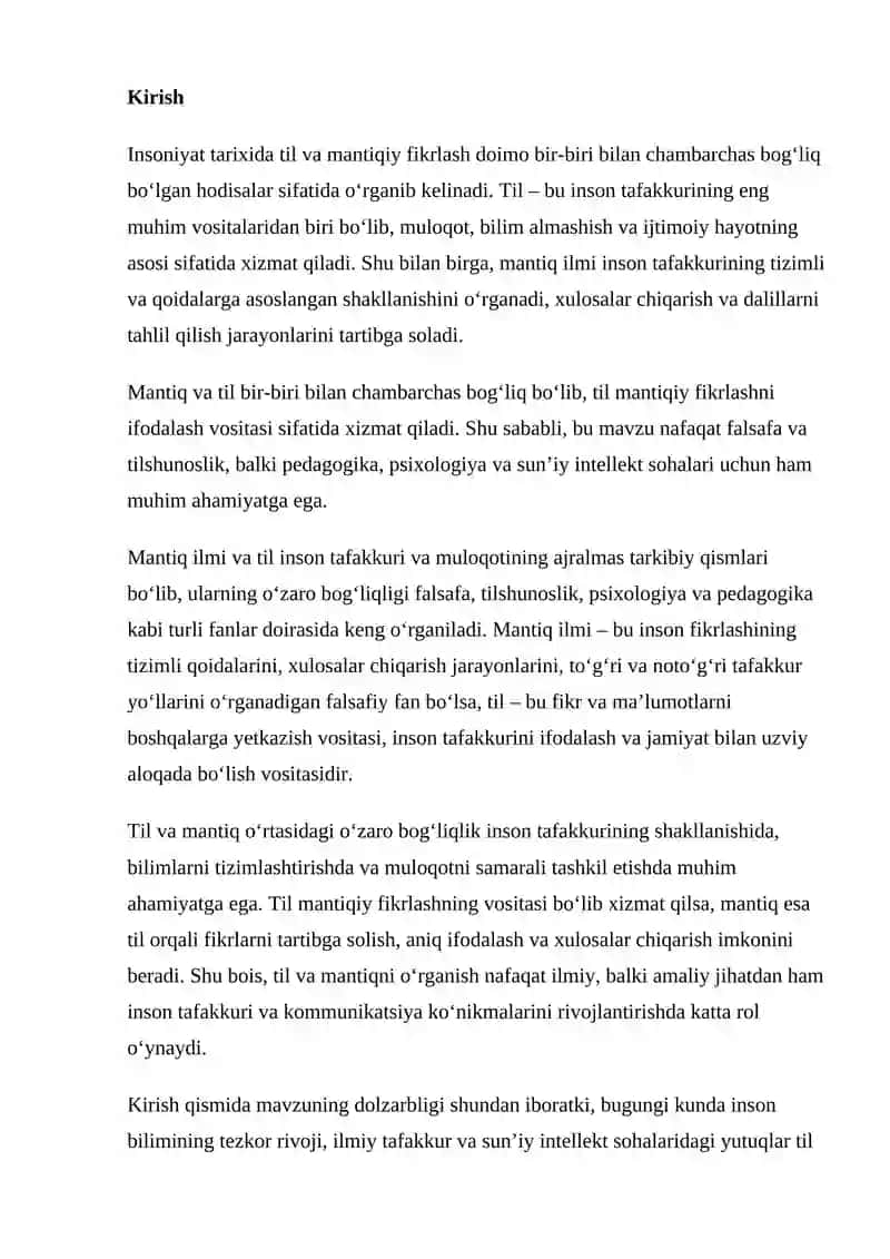 MANTIQ ILMI VA TIL 2