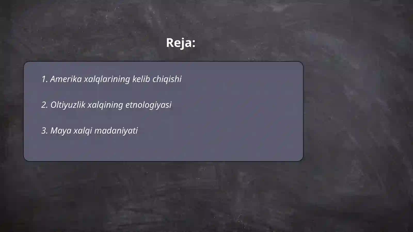 Amerika xalqlari etnologiyasi 2