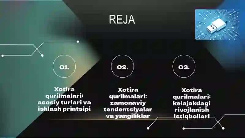 Xotira Qurilmalari Ishlash Printsipi 2