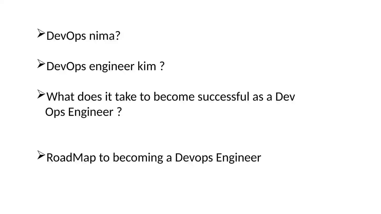 RoadMap to becoming a Devops Engineer 2