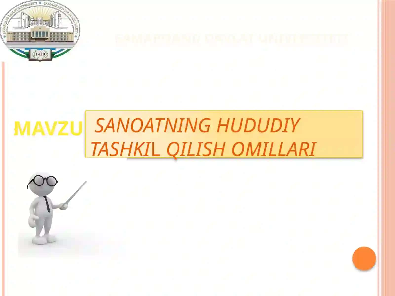 SANOATNING HUDUDIY TASHKILQILISH OMILLARI 2