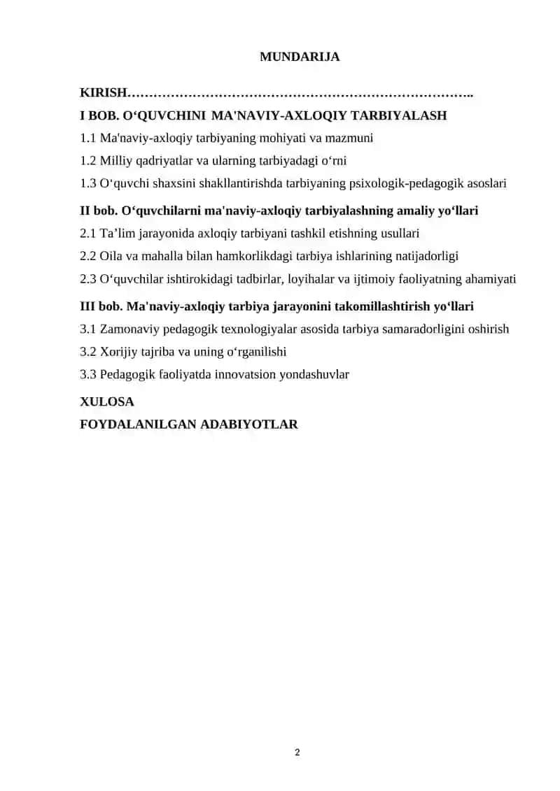 O’quvchilarni ma’naviy-axloqiy tarbiyalash 2