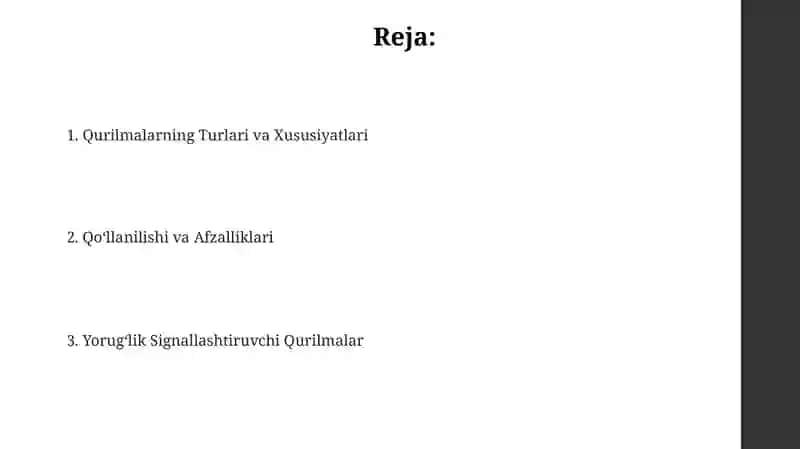 Yoruğlik signali asboblari 2