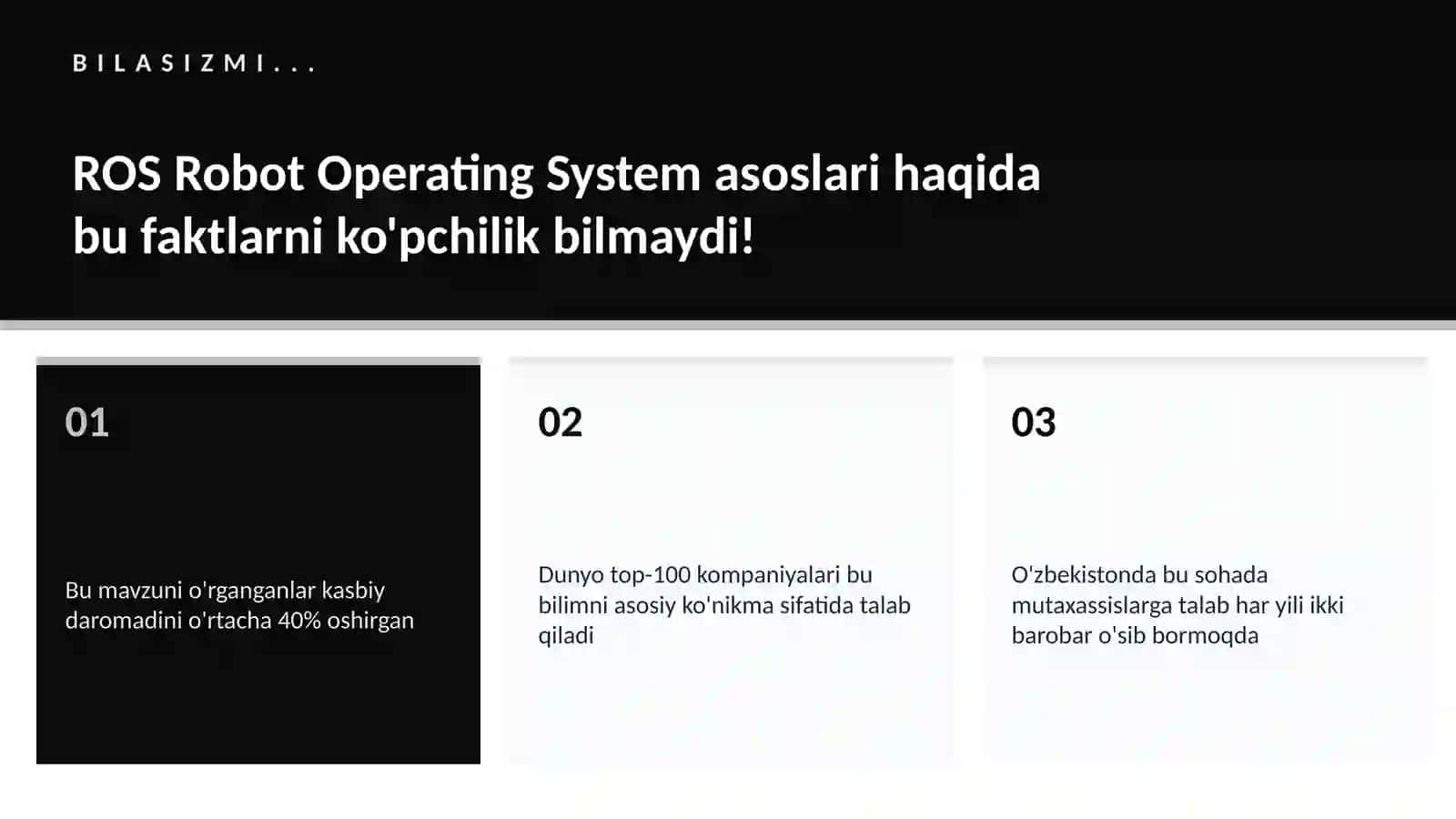 ROS Robot Operating System asoslari 2