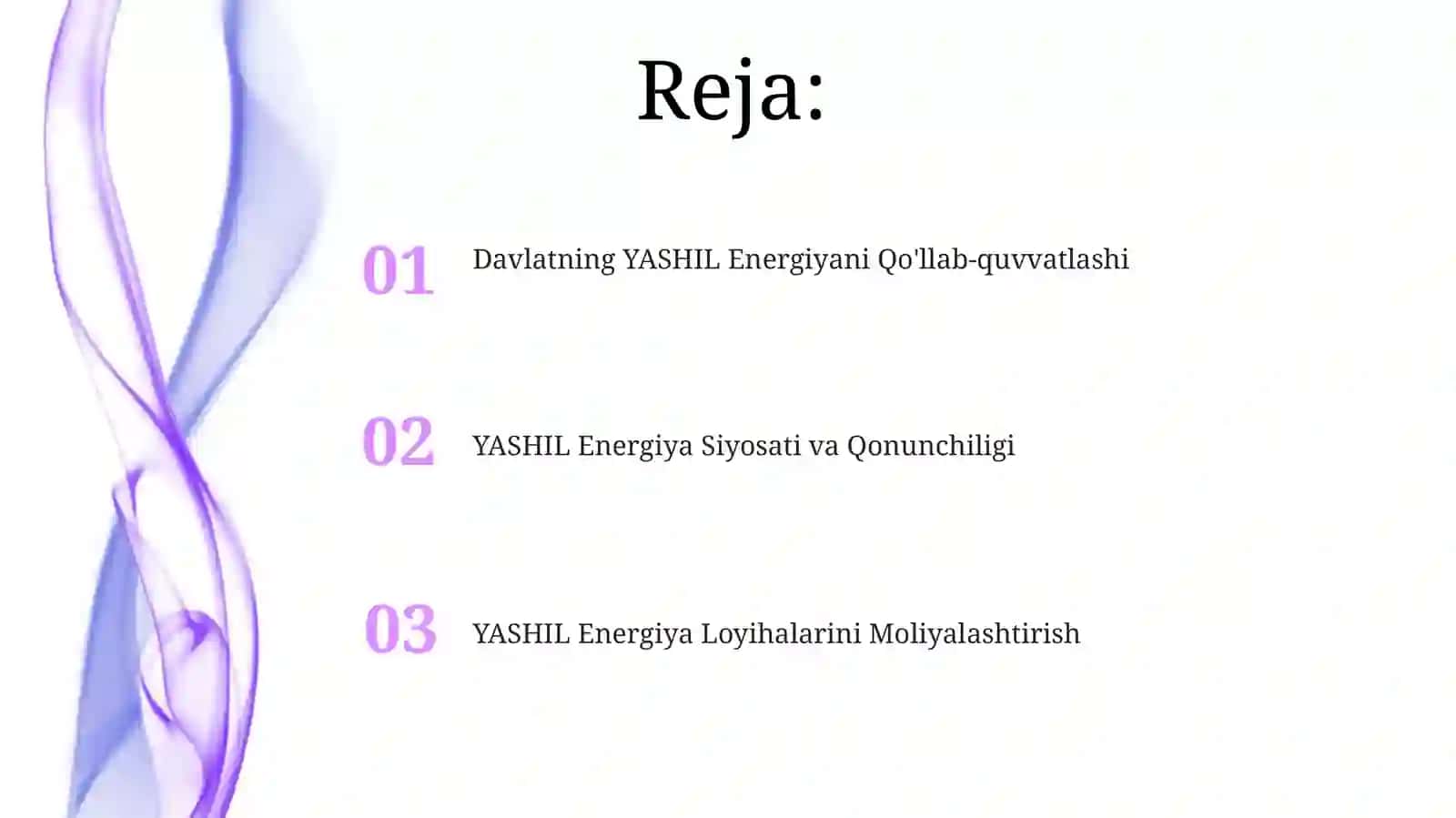 YASHIL Energiyani Qo'llab-quvvatlashi 2