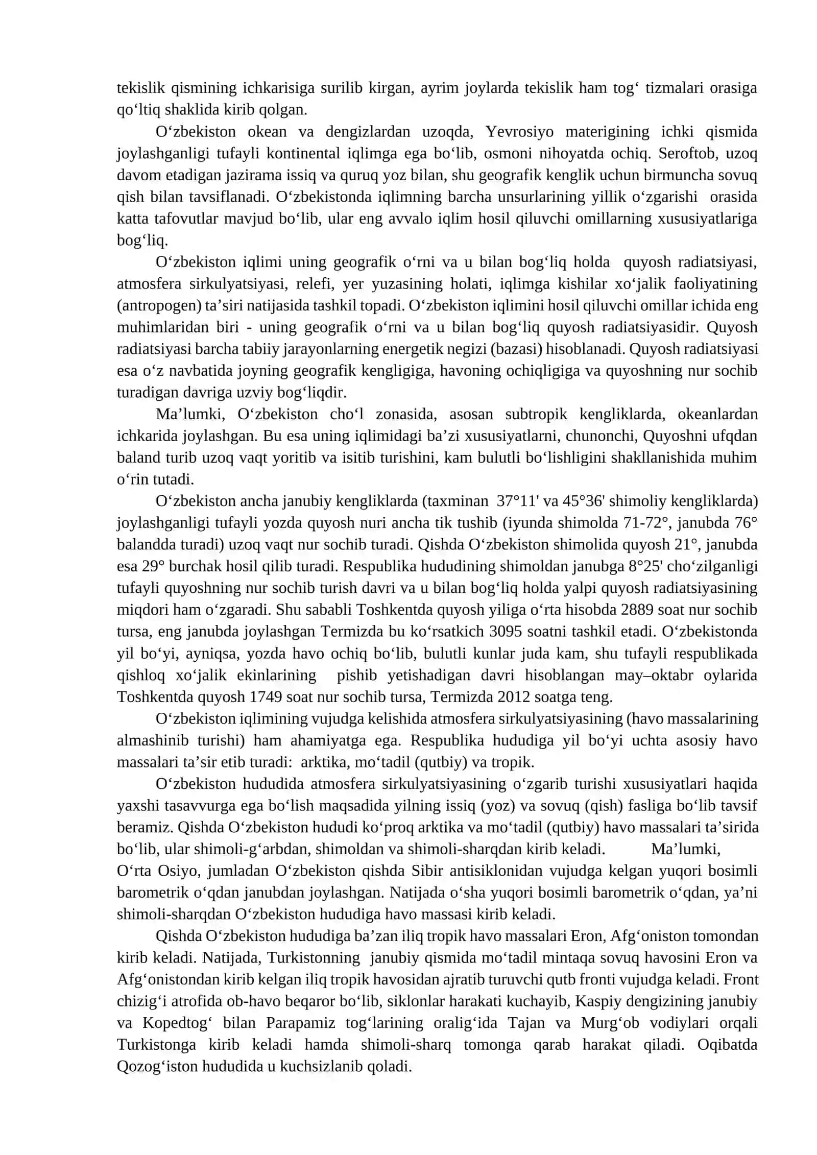 O‘zbekiston Respublikasi tarixiy geografiyasi(1991-2020 yillar) 2