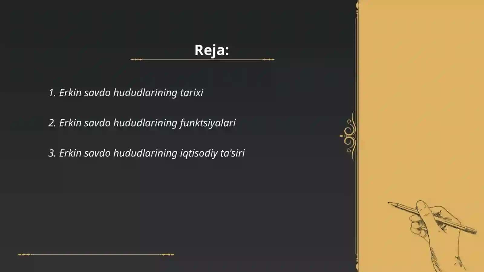 Erkin savdo hududlari 2