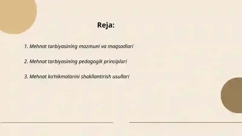 Mehnat tarbiyasi 2