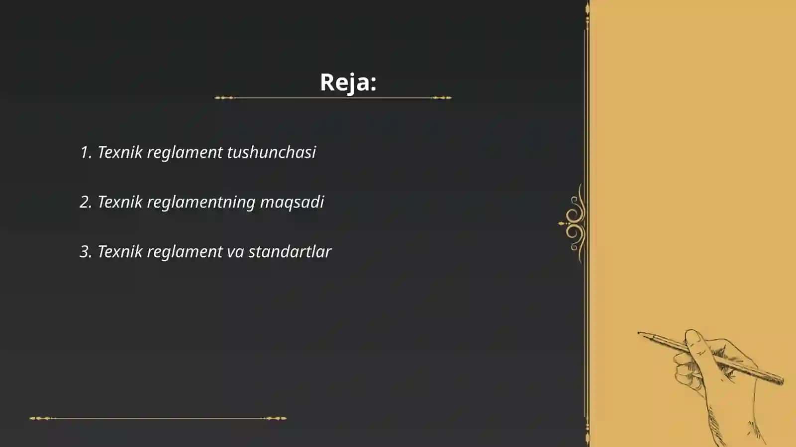 Texnik reglament 2