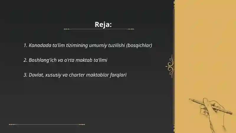 Kanada ta’lim tizimi 2