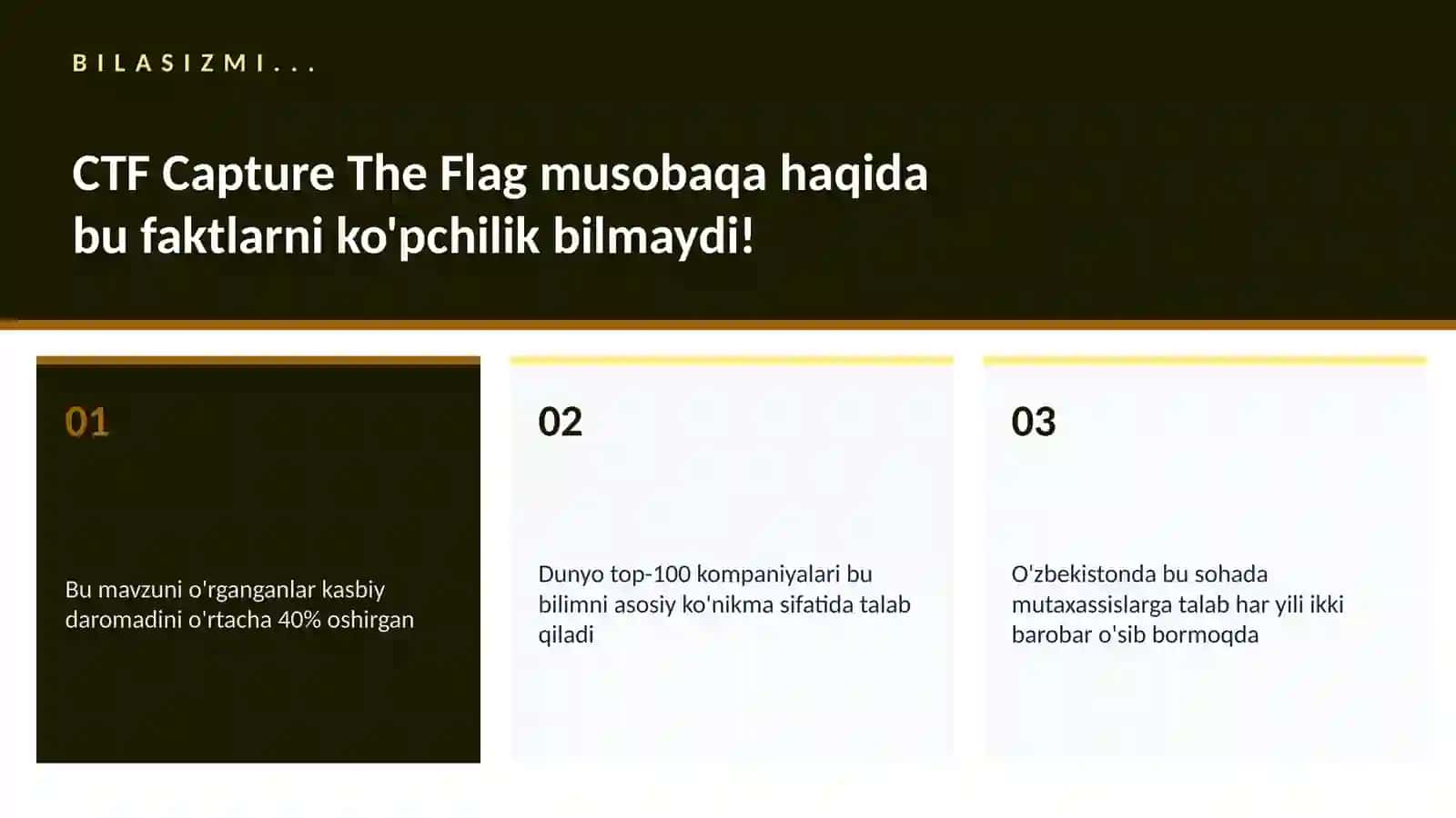 CTF Capture The Flag musobaqa 2