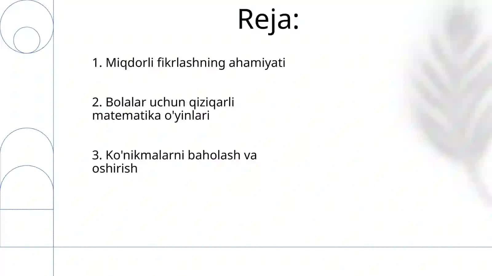 Bolalar uchun matematik o'yinlar 2