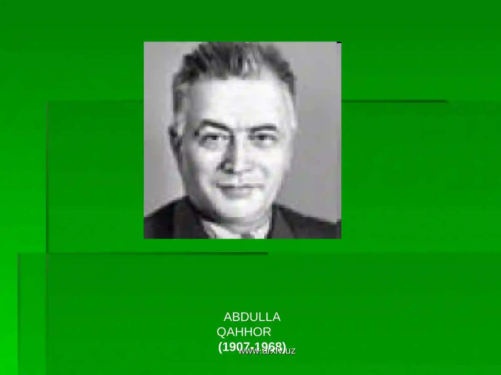 Abdulla Qahhor 2