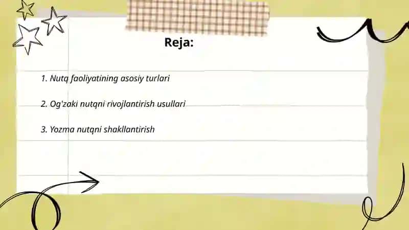 Nutq faoliyatining asosiy turlari 2