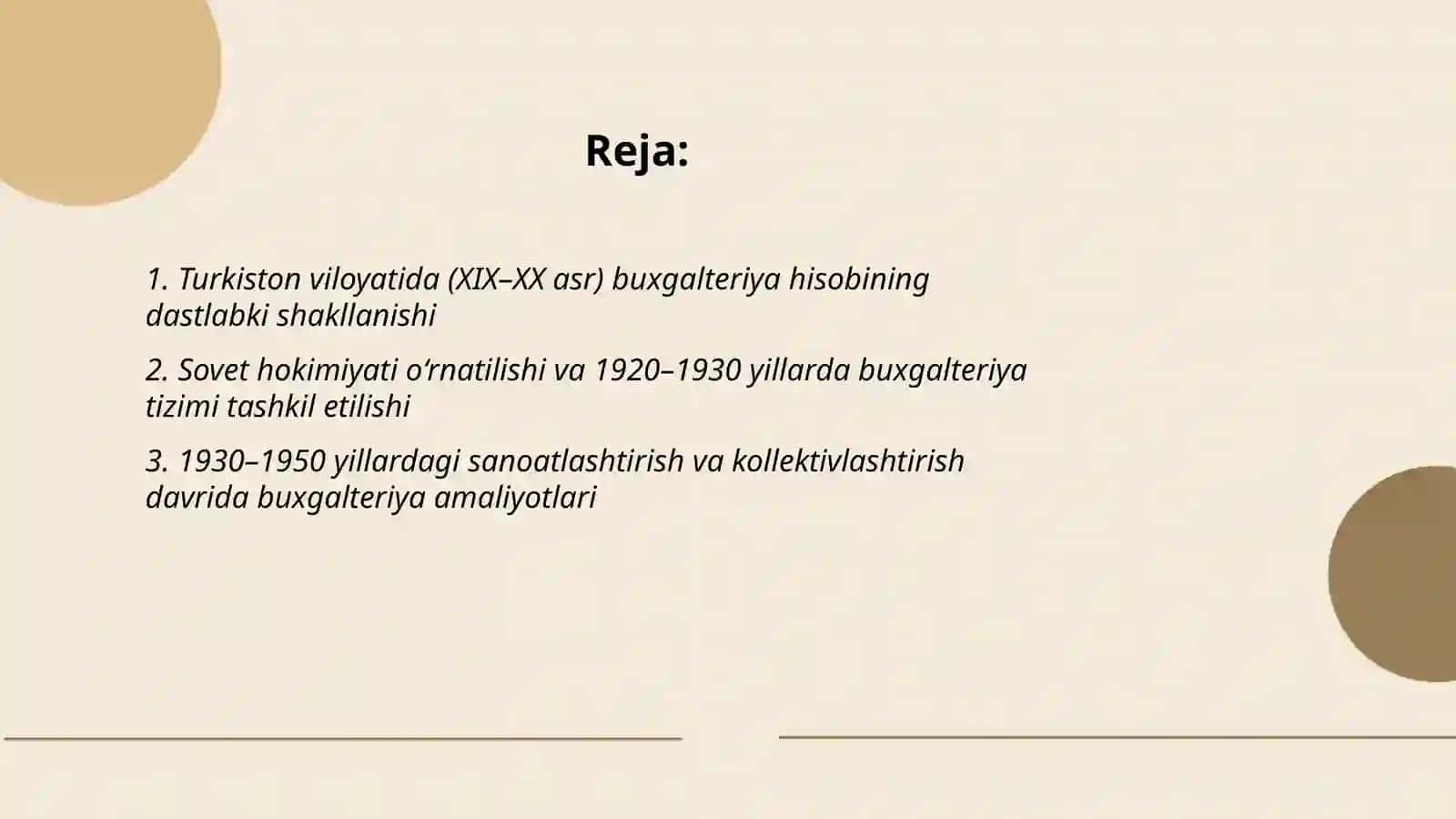 O'zbekistonda buxgalteriya hisobining rivojlanish tarixi 2