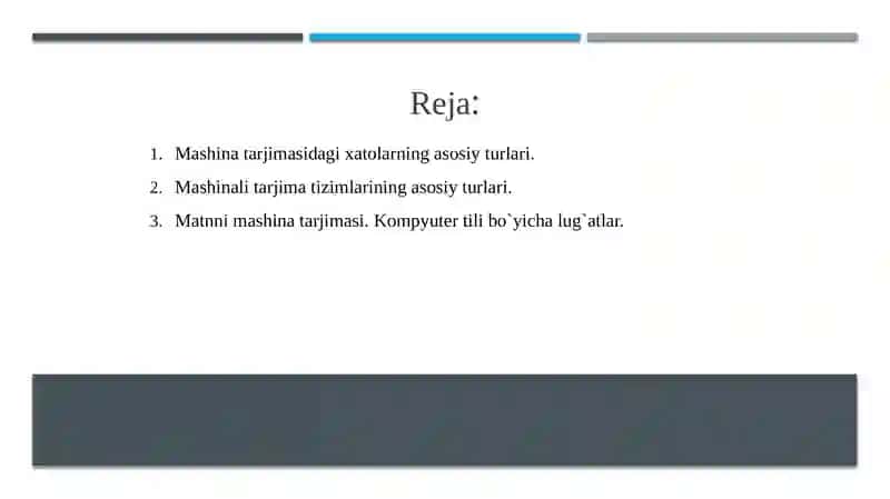 Mashinatarjimasining grammatik va leksik muammolari 2
