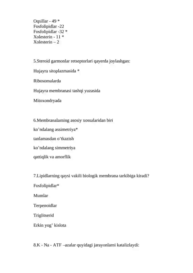 Adenilatsiklaza joylashgan 2