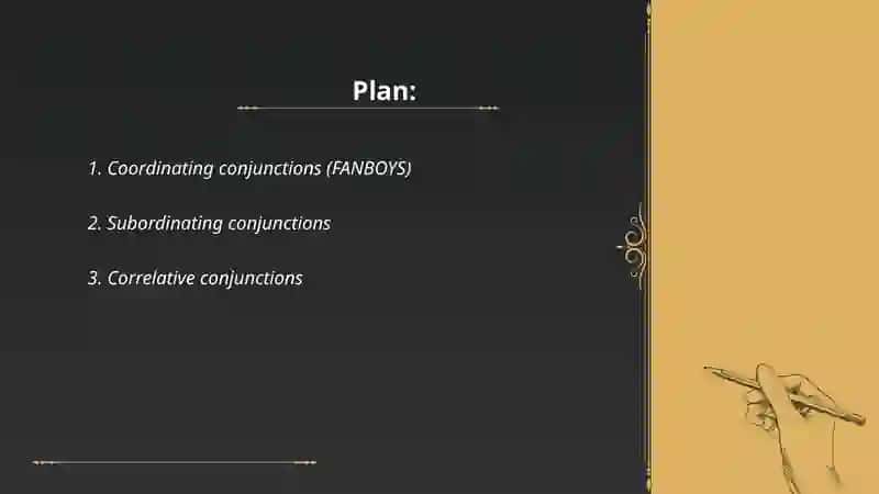 Type of conjuctions 2